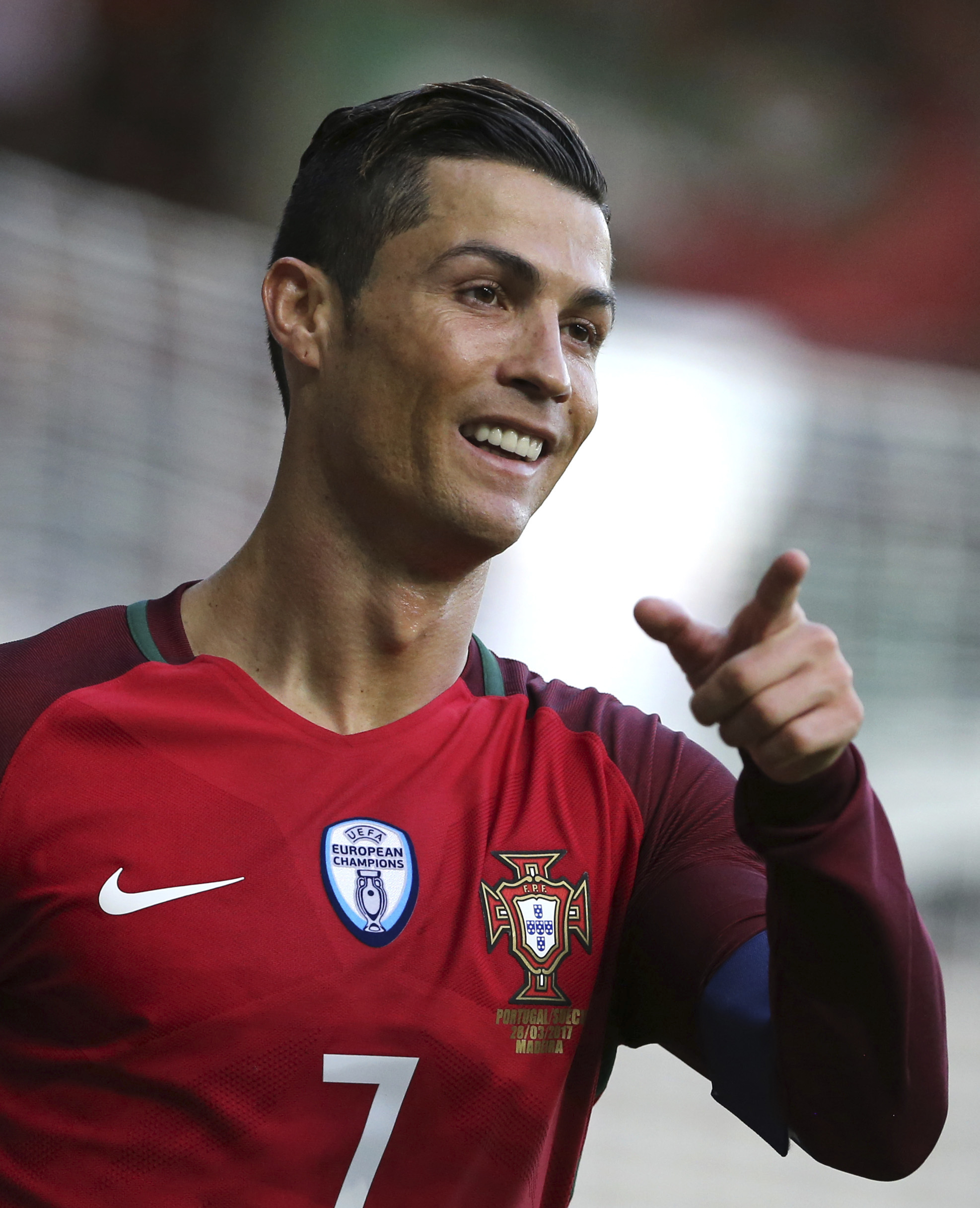 Ronaldo scores on return home as Portugal loses to Sweden