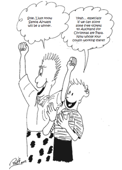 Samoa Observer Cartoon