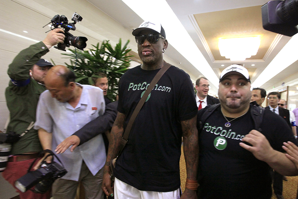 Rodman begins sightseeing on NKorea trip he hopes opens door