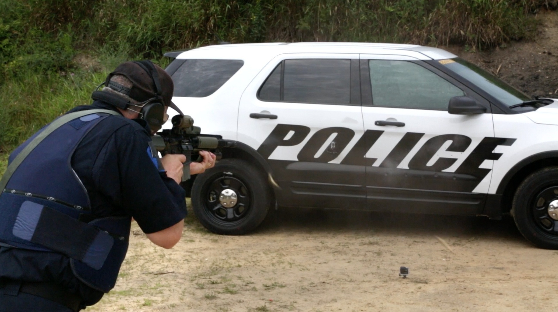 Ford makes police car doors that stop armor-piercing bullets