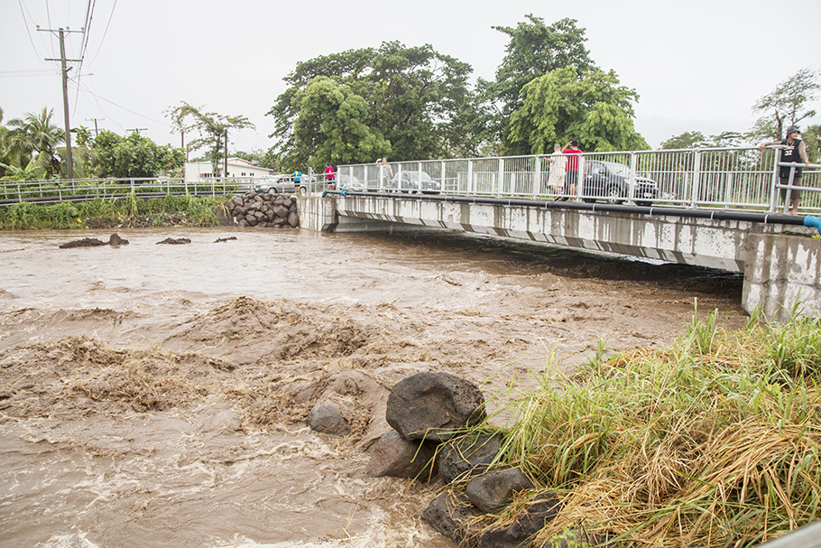 Residents live in fear of rising Vaisigano river