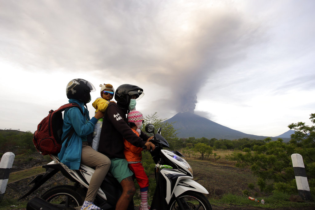 Indonesia volcano forces mass evacuation, shuts Bali airport