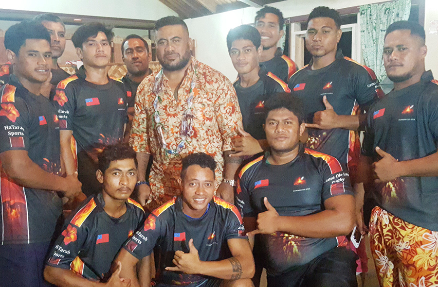 Son of Saleaula gives back