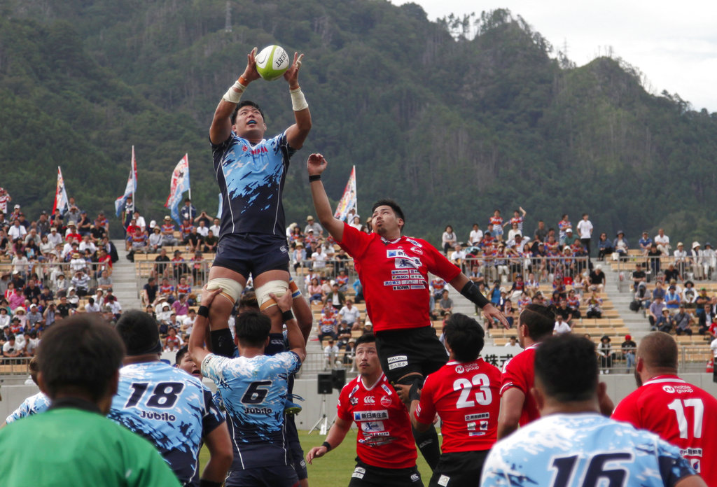 Japan opens Rugby World Cup stadium on 2011 tsunami site
