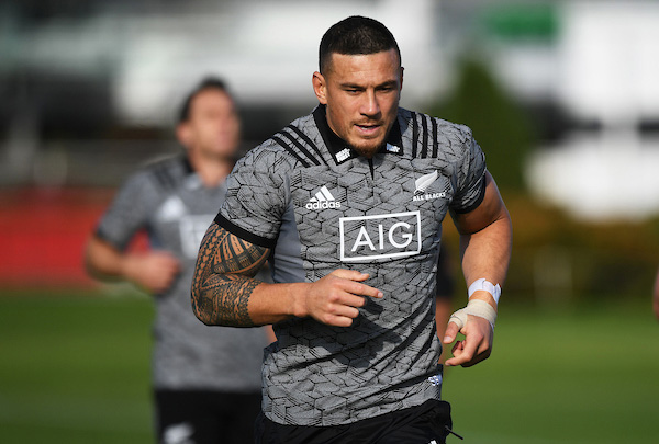All Black Sonny Bill Williams to miss France tests
