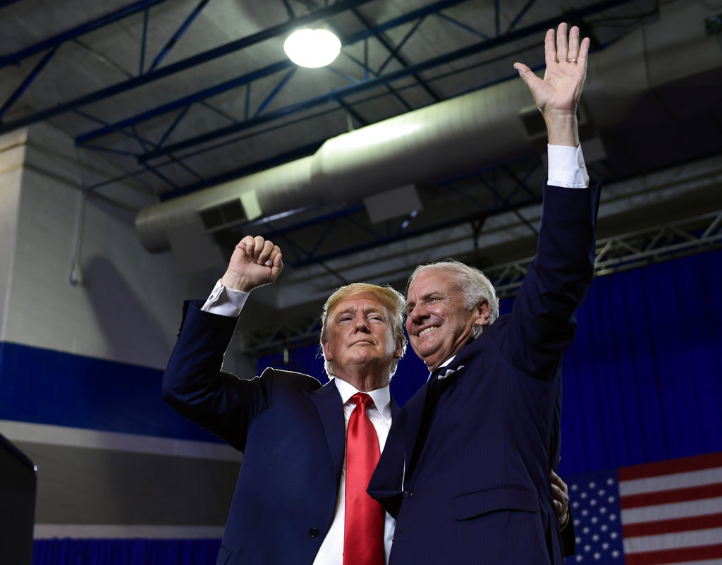 Trump makes runoff election for SC governor about him, too