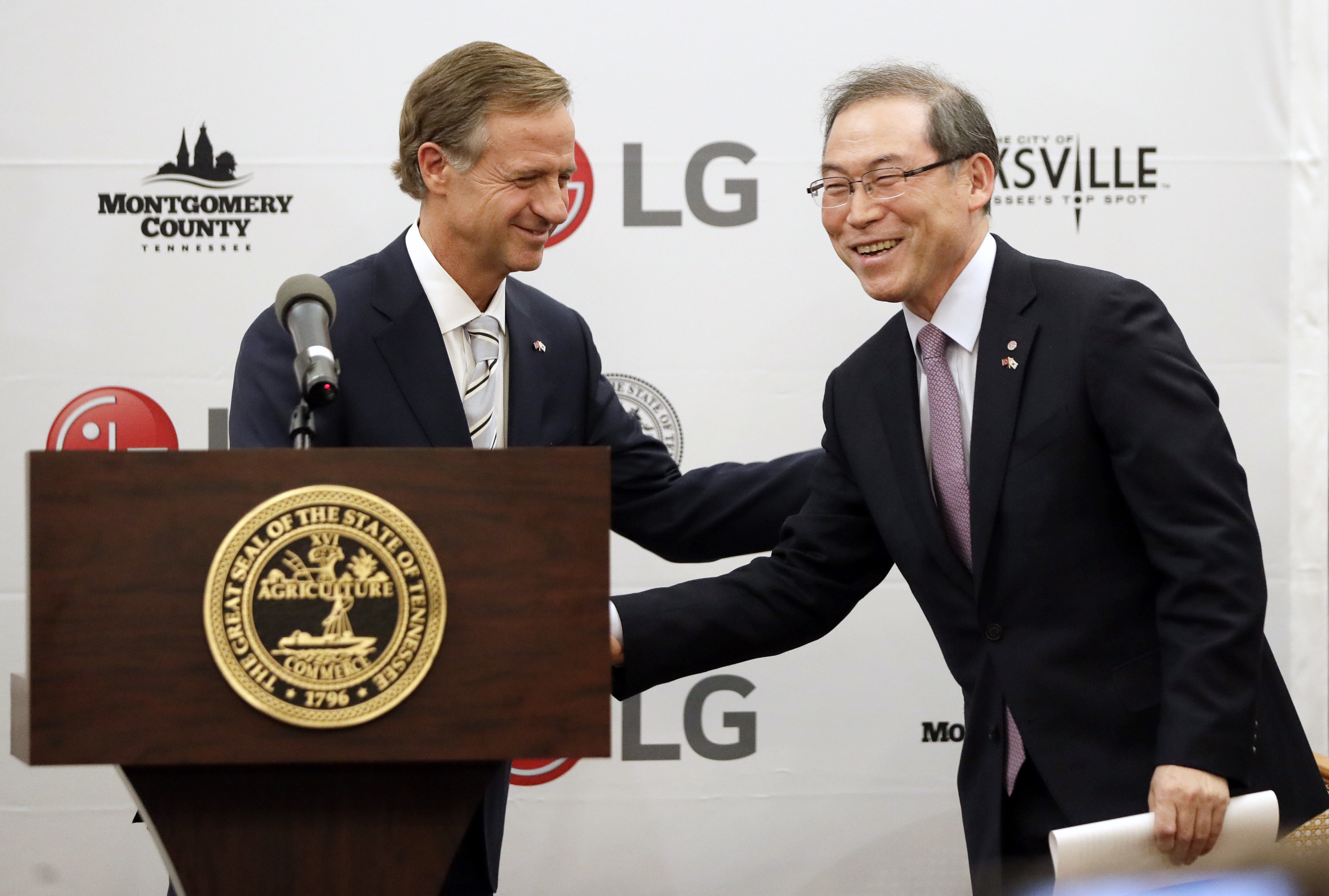 LG to build $250M plant in Tennessee, creating 600 jobs