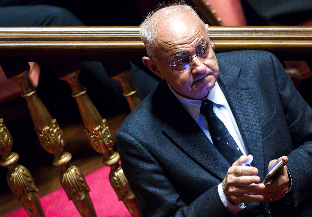 Italy senator apologizes for tweet citing anti-Semitic text