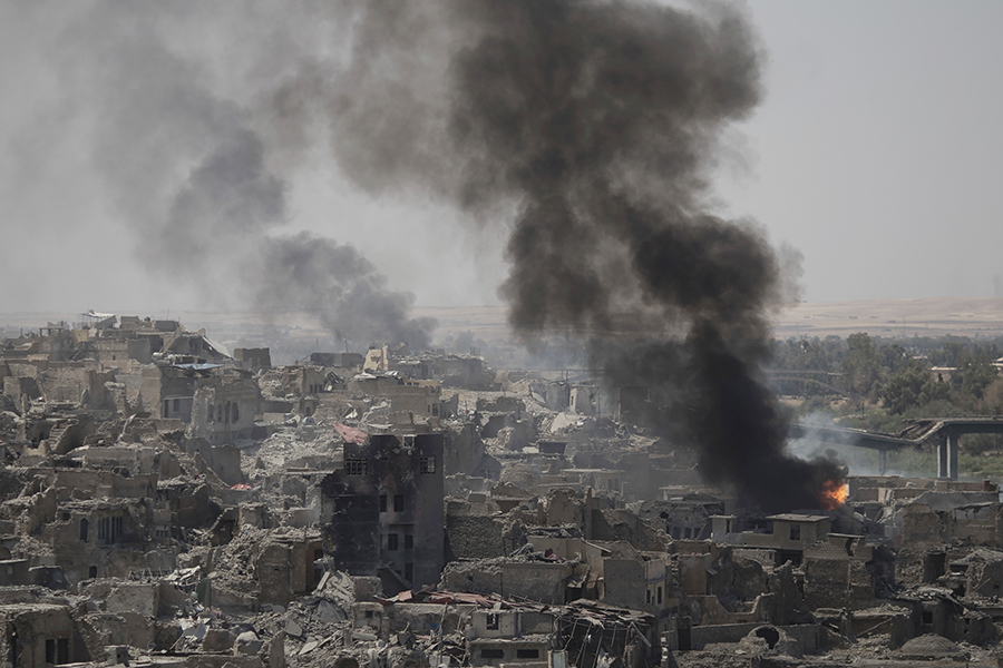 Clashes shake west Mosul after victory over IS declared