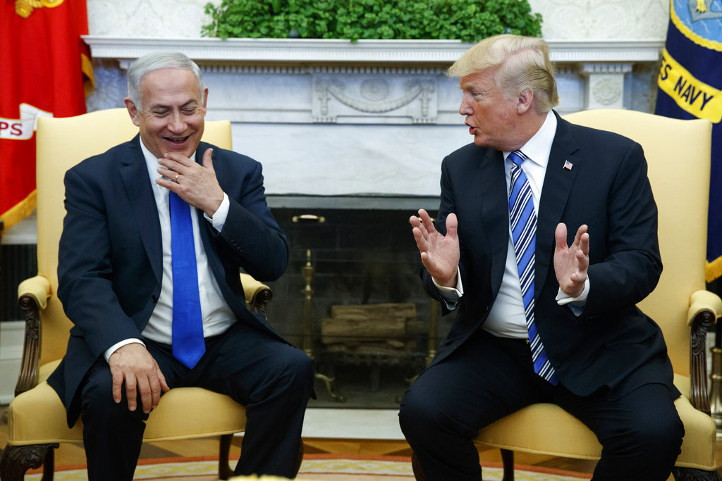 Trump dangles Israel trip for new embassy; mum on peace plan