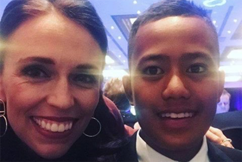 Young Papali’i makes New Zealand  Prime Minister “hopeful”