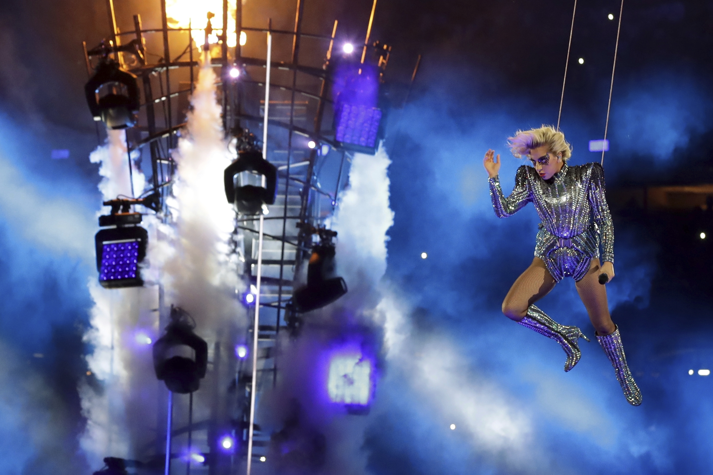 Lady Gaga delivers a show big on flash and inclusiveness