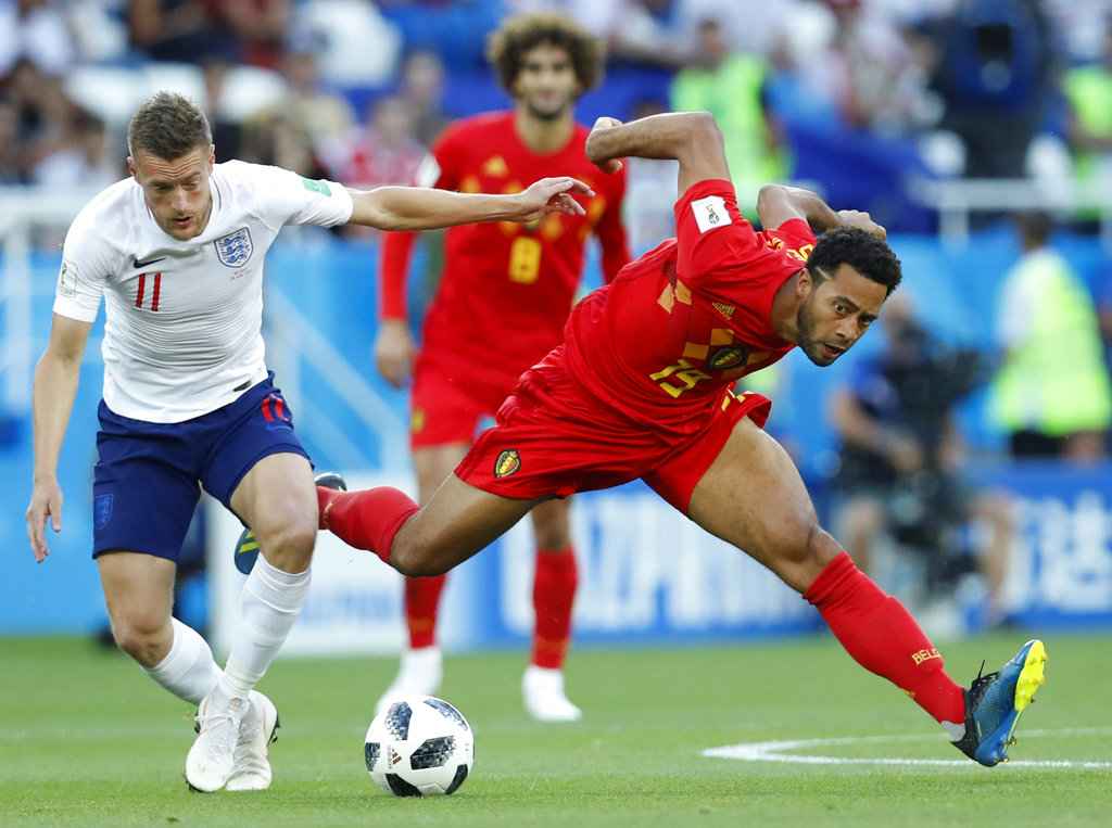 Belgium beats England 1-0, moves into tougher side of draw