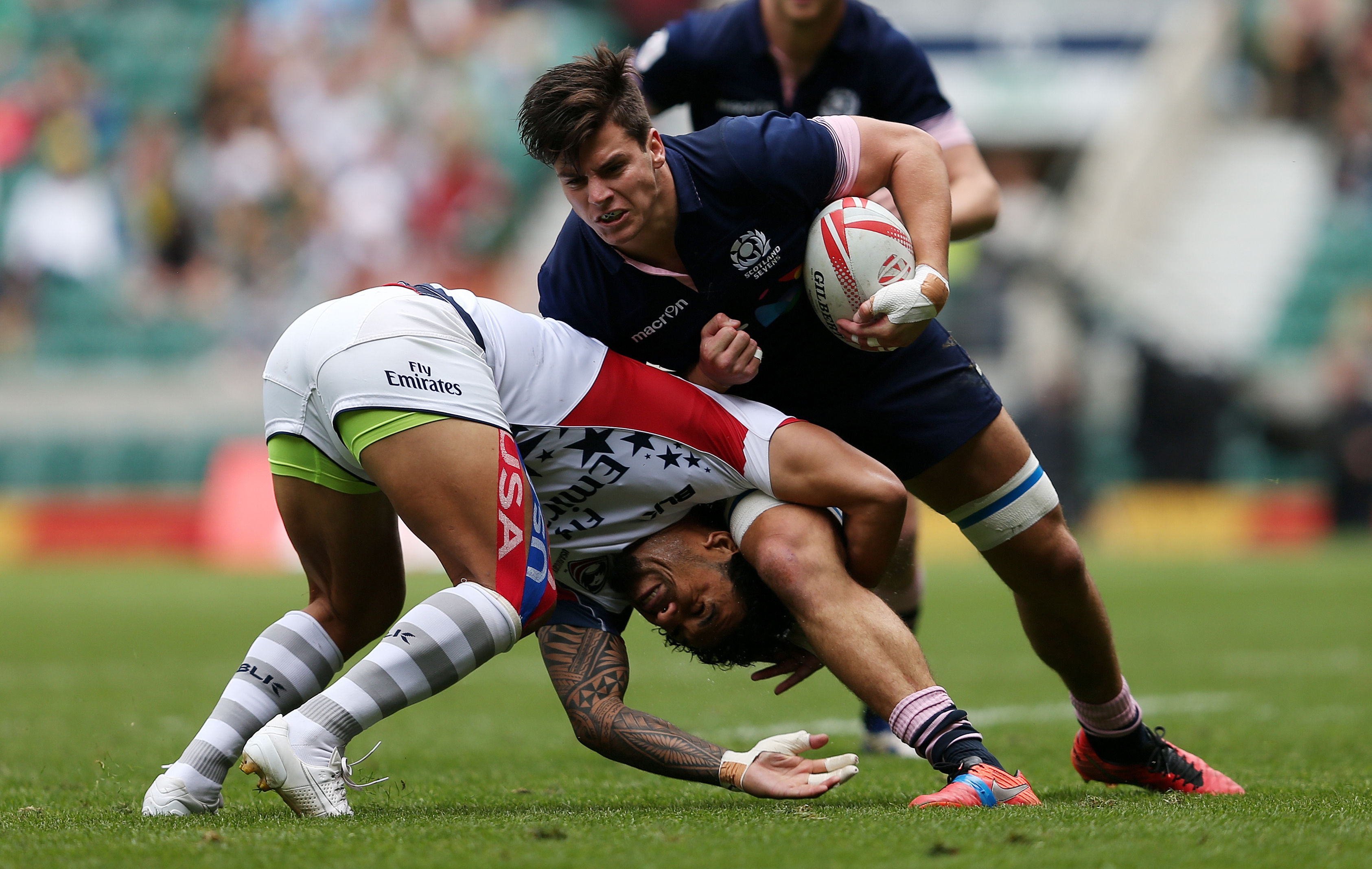 Scotland earns 1st cup title in rugby sevens world series