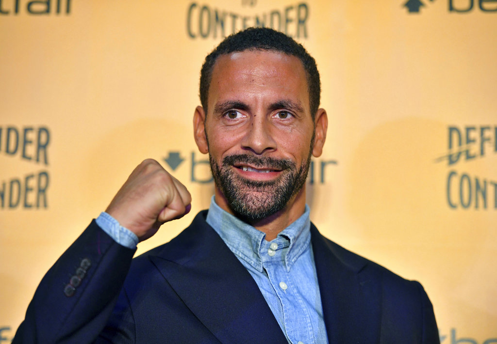 A cup winner in soccer, Rio Ferdinand now eyes boxing belts
