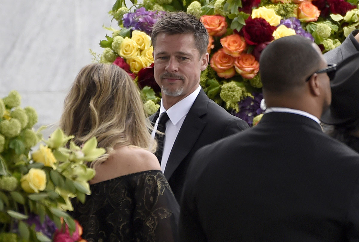 Brad Pitt, Pharrell among mourners at Chris Cornell memorial